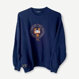vtg 90s University of Oxford pullover